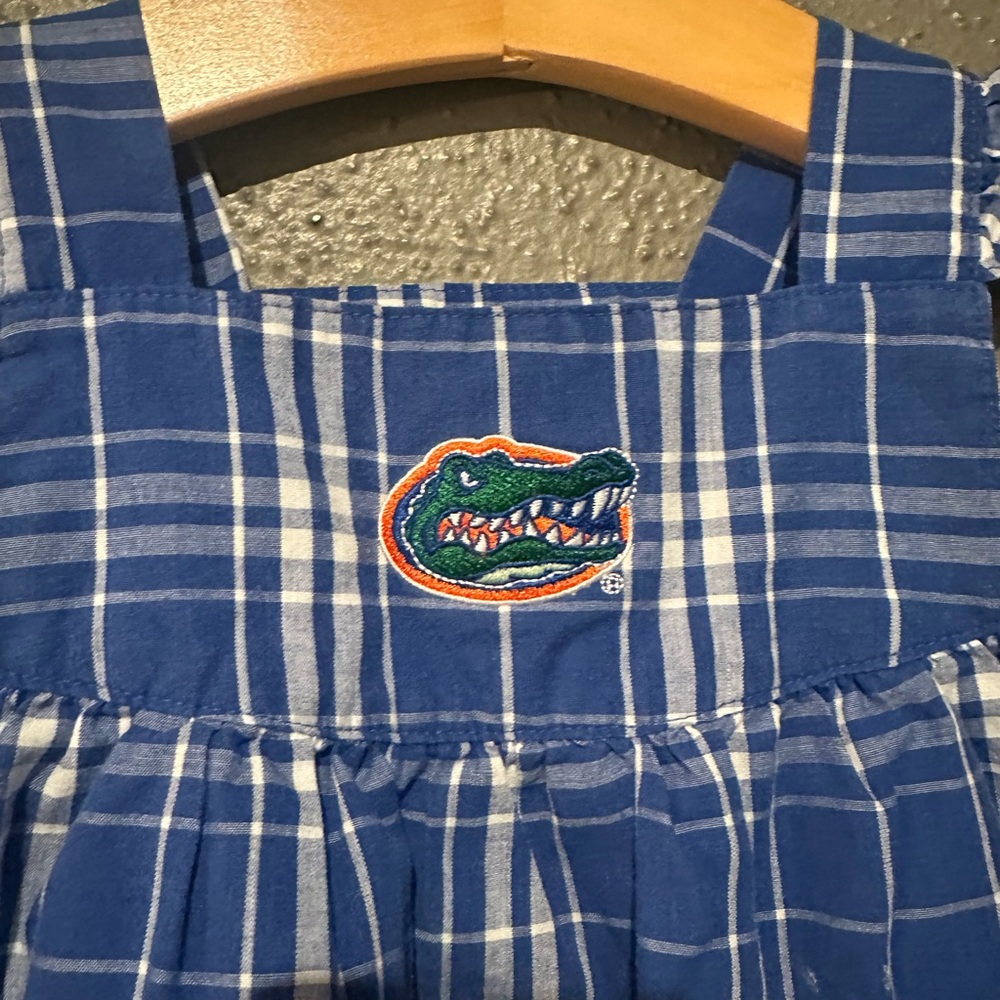 Sara Lynn Togs Florida Gators Blue Plaid Dress - Picture 3 of 10